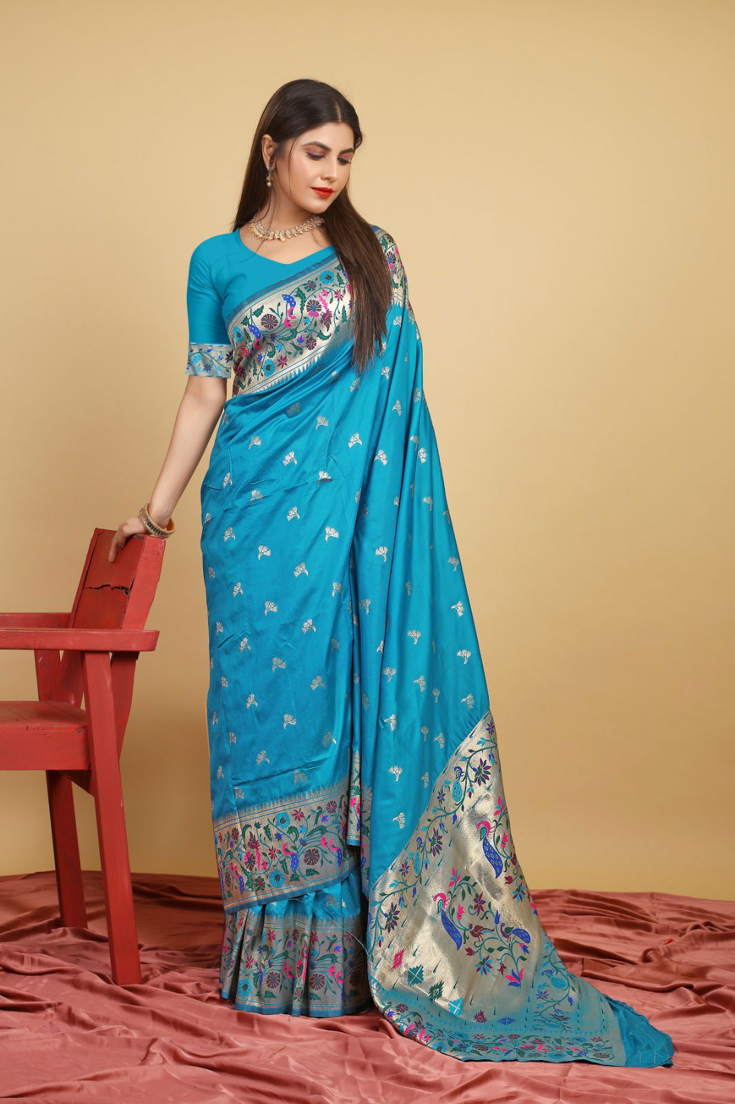 Munnar paithani Soft Silk Designer Sarees Catalog
